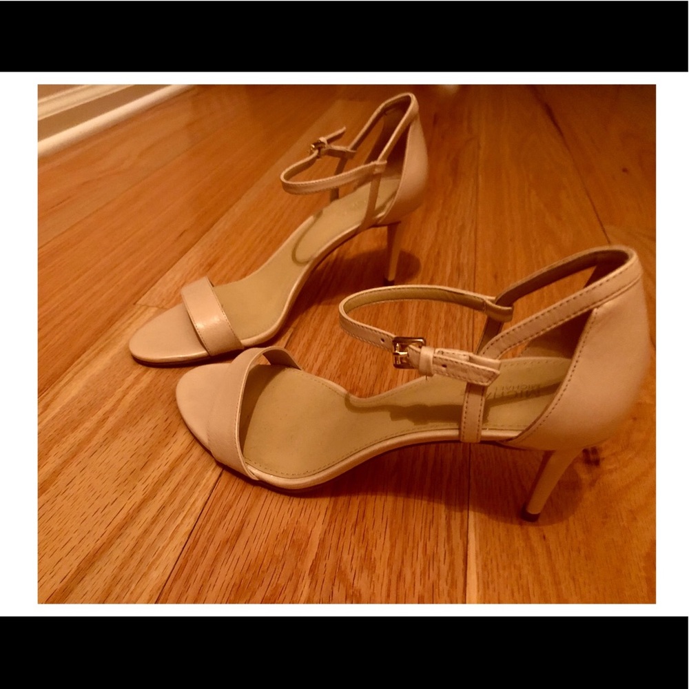 MICHAEL Michael Kors Beige Leather Stilettos